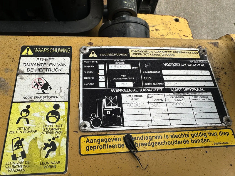 Дизельный погрузчик Caterpillar DP50 VORKVERSTELLERS +SIDE SHIFT: фото 19