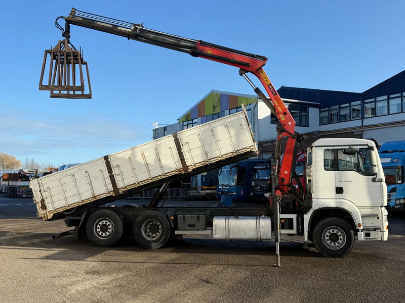 MAN TGA 26.350 6X2 KIPPER + PALFINGER PK16502 + REMOTE CONTROL - Самосвал, Автоманипулятор: фото 3 MAN TGA 26.350 6X2 KIPPER + PALFINGER PK16502 + REMOTE CONTROL - Самосвал, Автоманипулятор: фото 3