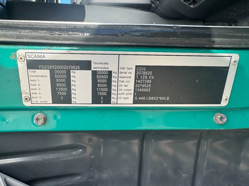 Автоманипулятор Scania G440 8X2 EURO 6 HMF 8520 + REMOTE CONTROL TWISTLOCKS: фото 16