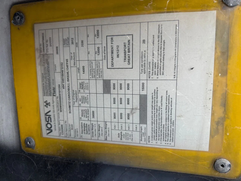 Schmitz Cargobull Schmitz Cargobull PRICES FROM €6950 TO €8950,- 40 X CARRIER 1850 MT D/E SAF AXELS - Полуприцеп-рефрижератор: фото 3 Schmitz Cargobull Schmitz Cargobull PRICES FROM €6950 TO €8950,- 40 X CARRIER 1850 MT D/E SAF AXELS - Полуприцеп-рефрижератор: фото 3