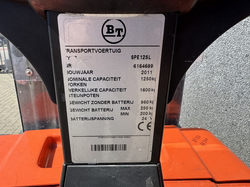 Штабелер BT SPE125L: фото 10 Штабелер BT SPE125L: фото 10