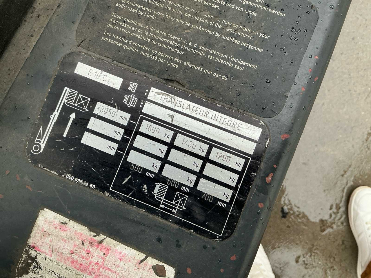 Вилочный погрузчик 2001 LINDE E16C-02 FORKLIFT: фото 8 Вилочный погрузчик 2001 LINDE E16C-02 FORKLIFT: фото 8