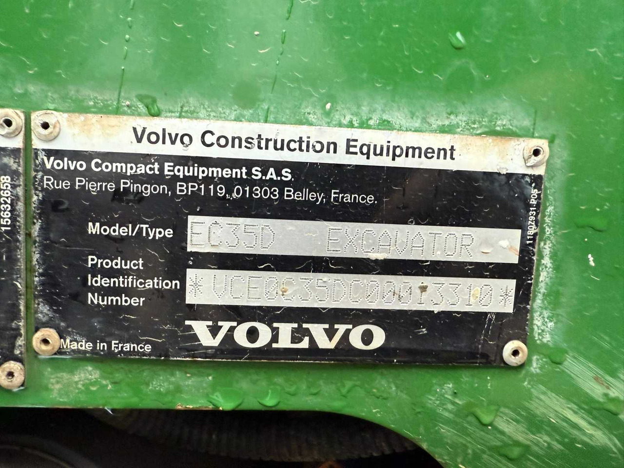 Экскаватор 2017 VOLVO EC35D MIDI EXCAVATOR: фото 11