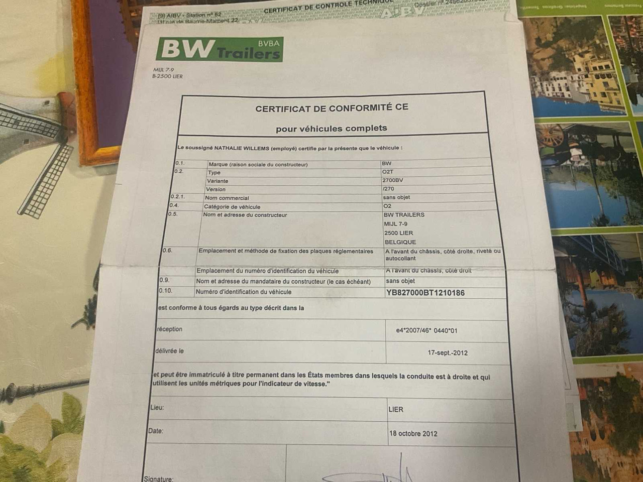 2012 BW TRAILERS 02T - Прицеп: фото 3 2012 BW TRAILERS 02T - Прицеп: фото 3