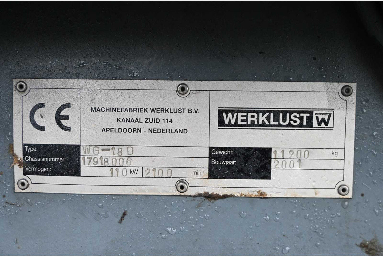 Колёсный погрузчик WERKLUST - 2001 - WG18D - SHOVEL: фото 17 Колёсный погрузчик WERKLUST - 2001 - WG18D - SHOVEL: фото 17