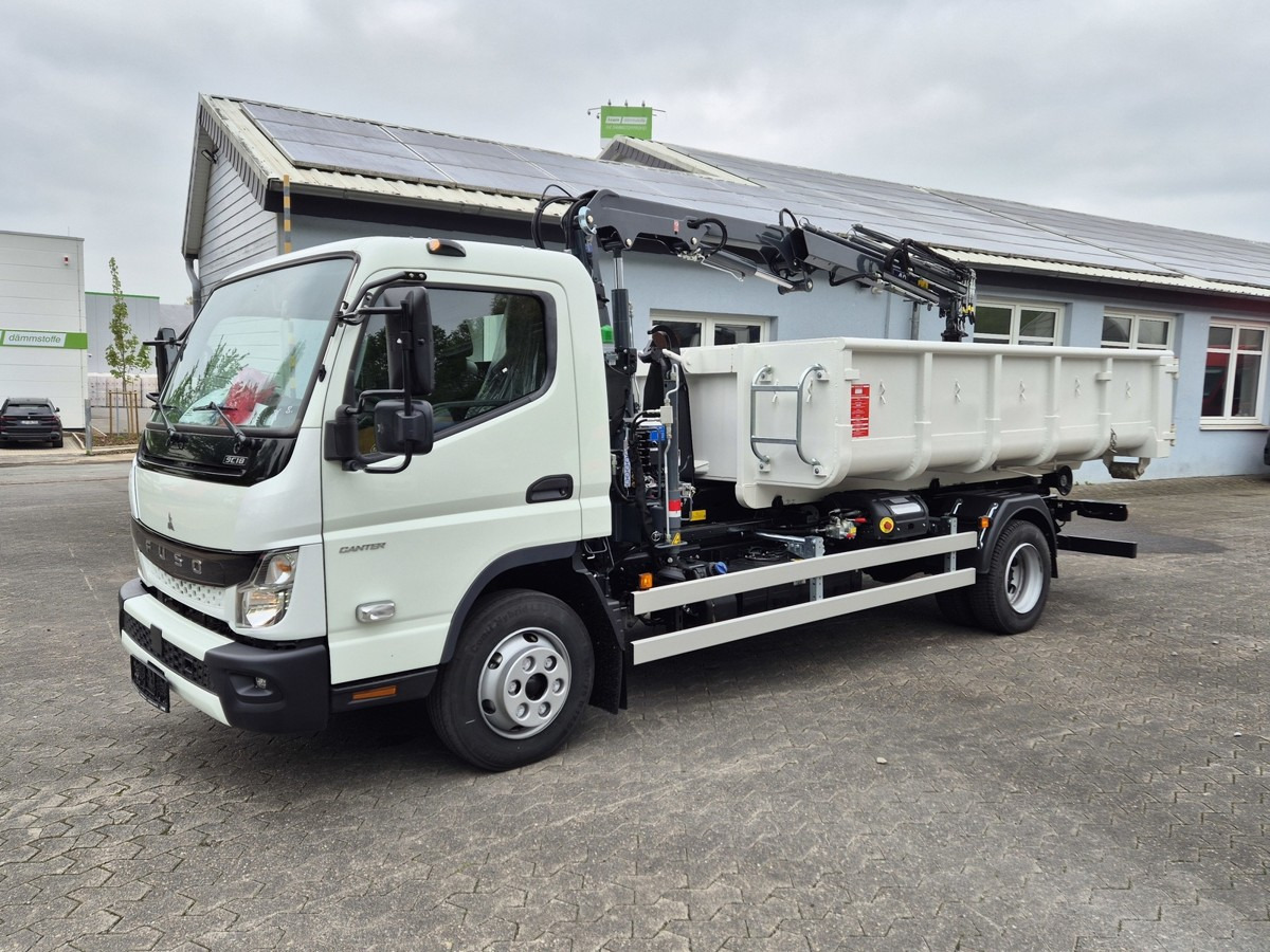 FUSO FUSO 9C18 City Abrollkipper + Ladekran m.Greifer - Крюковой мультилифт, Автоманипулятор: фото 2 FUSO FUSO 9C18 City Abrollkipper + Ladekran m.Greifer - Крюковой мультилифт, Автоманипулятор: фото 2