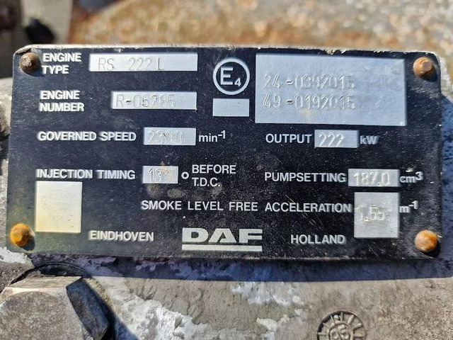 DAF RS 222 L - Запчасти: фото 3 DAF RS 222 L - Запчасти: фото 3