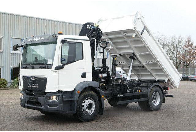 MAN 18.320 TGM BB, Kran Hiab X-Hiduo 138, Funk, AHK - Самосвал: фото 4 MAN 18.320 TGM BB, Kran Hiab X-Hiduo 138, Funk, AHK - Самосвал: фото 4