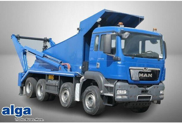 MAN 41.480 TGS 8x4, gr. Federpaket, 37tkm, 4-Achser - Тросовый мультилифт: фото 1 MAN 41.480 TGS 8x4, gr. Federpaket, 37tkm, 4-Achser - Тросовый мультилифт: фото 1