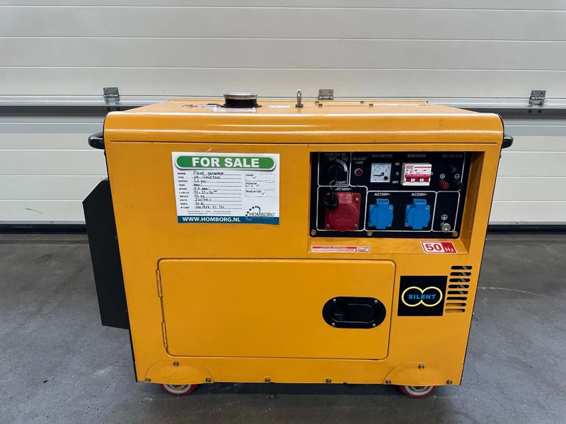 Diesel Diesel Generator UK-9500 5.5 kW 230 en 400 Volt Silent Diesel generator New ! - Электрогенератор: фото 1 Diesel Diesel Generator UK-9500 5.5 kW 230 en 400 Volt Silent Diesel generator New ! - Электрогенератор: фото 1