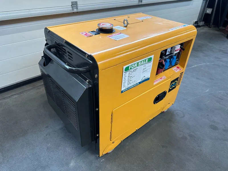 Diesel Diesel Generator UK-9500 5.5 kW 230 en 400 Volt Silent Diesel generator New ! - Электрогенератор: фото 4 Diesel Diesel Generator UK-9500 5.5 kW 230 en 400 Volt Silent Diesel generator New ! - Электрогенератор: фото 4