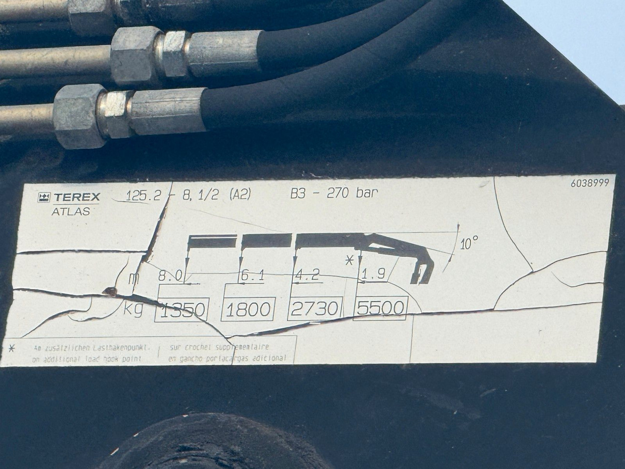 MAN TGA 26.350 * KIPPER 4,90m + TEREX ATLAS * 6x4 * в лизинг MAN TGA 26.350 * KIPPER 4,90m + TEREX ATLAS * 6x4 *: фото 9