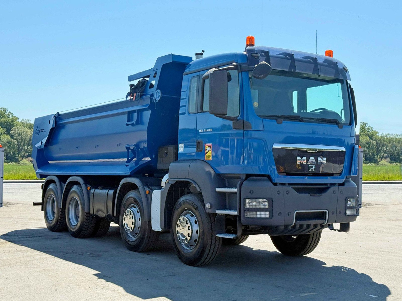 Самосвал, Автоманипулятор MAN TGS 41.440 * KIPPER * 8x4 * TOPZUSTAND: фото 1