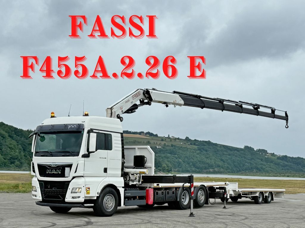 MAN TGX 26.440 * FASSI F455A.2.26E + FUNK + Anhänger - Автоманипулятор: фото 1 MAN TGX 26.440 * FASSI F455A.2.26E + FUNK + Anhänger - Автоманипулятор: фото 1