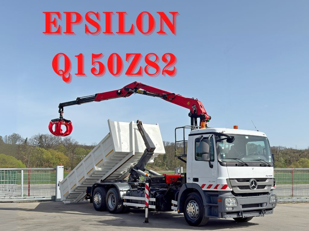 Mercedes-Benz ACTROS 2536 * Abrollkipper + EPSILON Q150Z82 - Крюковой мультилифт: фото 1 Mercedes-Benz ACTROS 2536 * Abrollkipper + EPSILON Q150Z82 - Крюковой мультилифт: фото 1