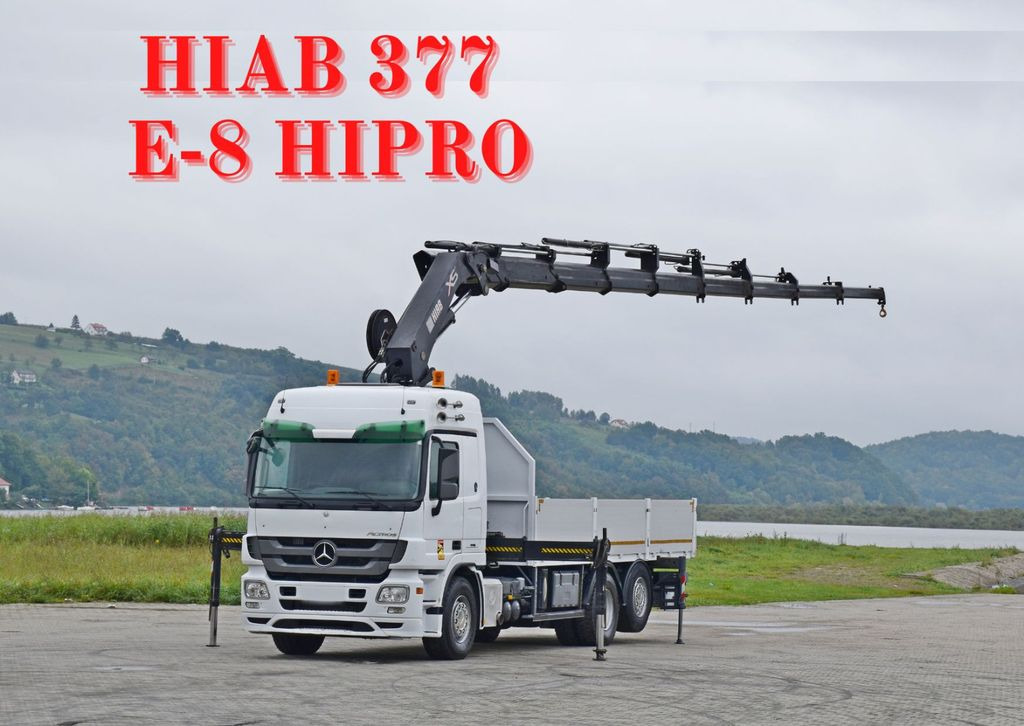 Mercedes-Benz ACTROS 2544 * HIAB 377 E - 8 HIPRO + FUNK* TOP Mercedes-Benz ACTROS 2544 * HIAB 377 E - 8 HIPRO + FUNK* TOP - Автоманипулятор, Грузовик бортовой/ Платформа: фото 1 Mercedes-Benz ACTROS 2544 * HIAB 377 E - 8 HIPRO + FUNK* TOP Mercedes-Benz ACTROS 2544 * HIAB 377 E - 8 HIPRO + FUNK* TOP - Автоманипулятор, Грузовик бортовой/ Платформа: фото 1