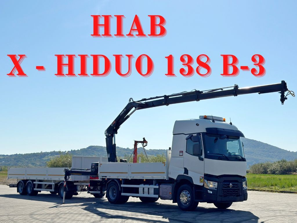Renault C 440* HIAB X-HIDUO 138 B-3 + FUNK + Anhänger - Автоманипулятор: фото 1 Renault C 440* HIAB X-HIDUO 138 B-3 + FUNK + Anhänger - Автоманипулятор: фото 1