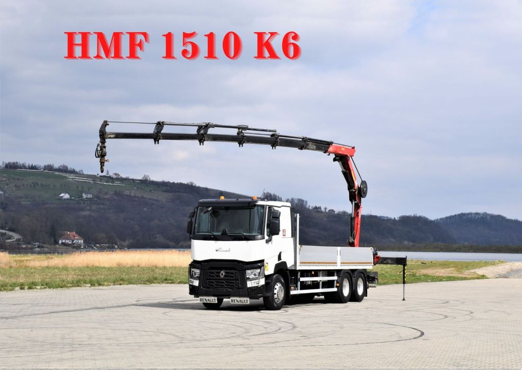 Renault C 460 * HMF 1510 K6 + FUNK * 6x4 Renault C 460 * HMF 1510 K6 + FUNK * 6x4 - Автоманипулятор, Грузовик бортовой/ Платформа: фото 1 Renault C 460 * HMF 1510 K6 + FUNK * 6x4 Renault C 460 * HMF 1510 K6 + FUNK * 6x4 - Автоманипулятор, Грузовик бортовой/ Платформа: фото 1