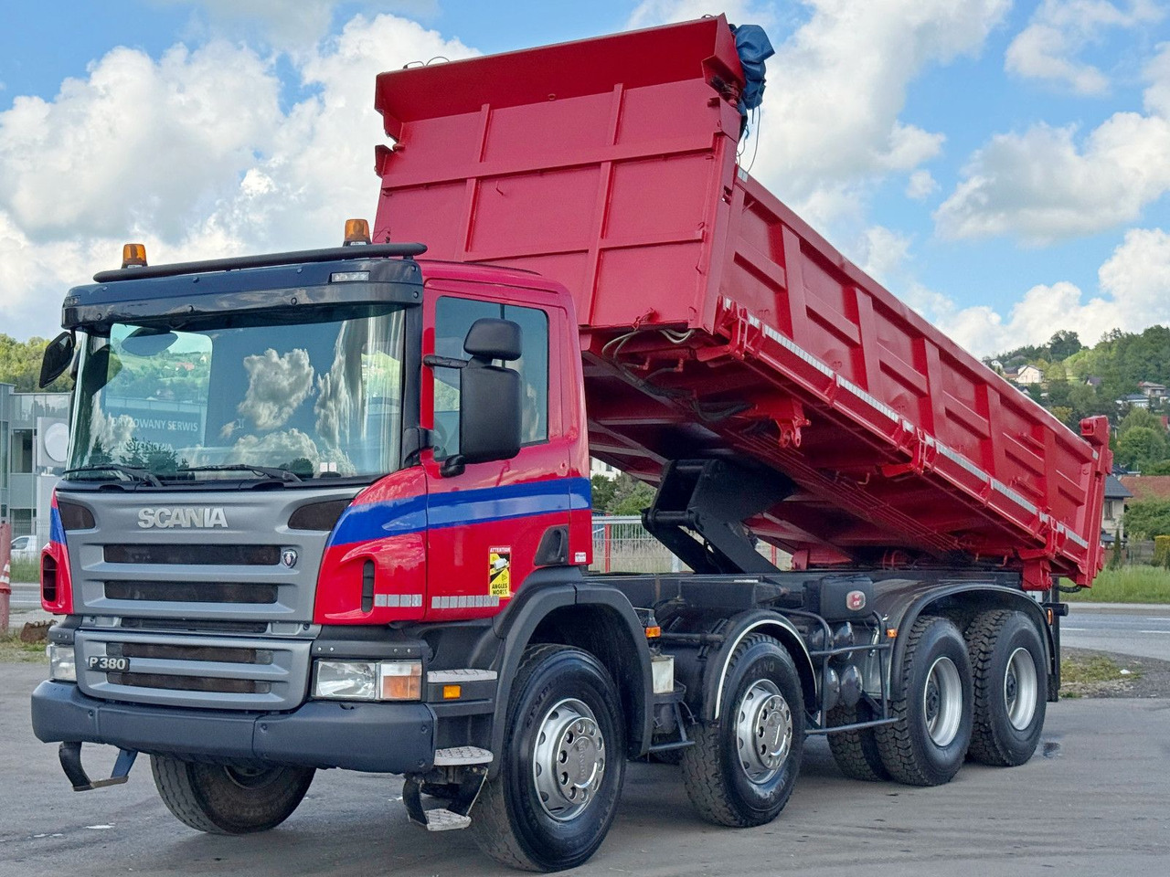 Scania P 380 Kipper 6,10m + BORDMATIC* 8x4 Scania P 380 Kipper 6,10m + BORDMATIC* 8x4 - Самосвал: фото 4 Scania P 380 Kipper 6,10m + BORDMATIC* 8x4 Scania P 380 Kipper 6,10m + BORDMATIC* 8x4 - Самосвал: фото 4