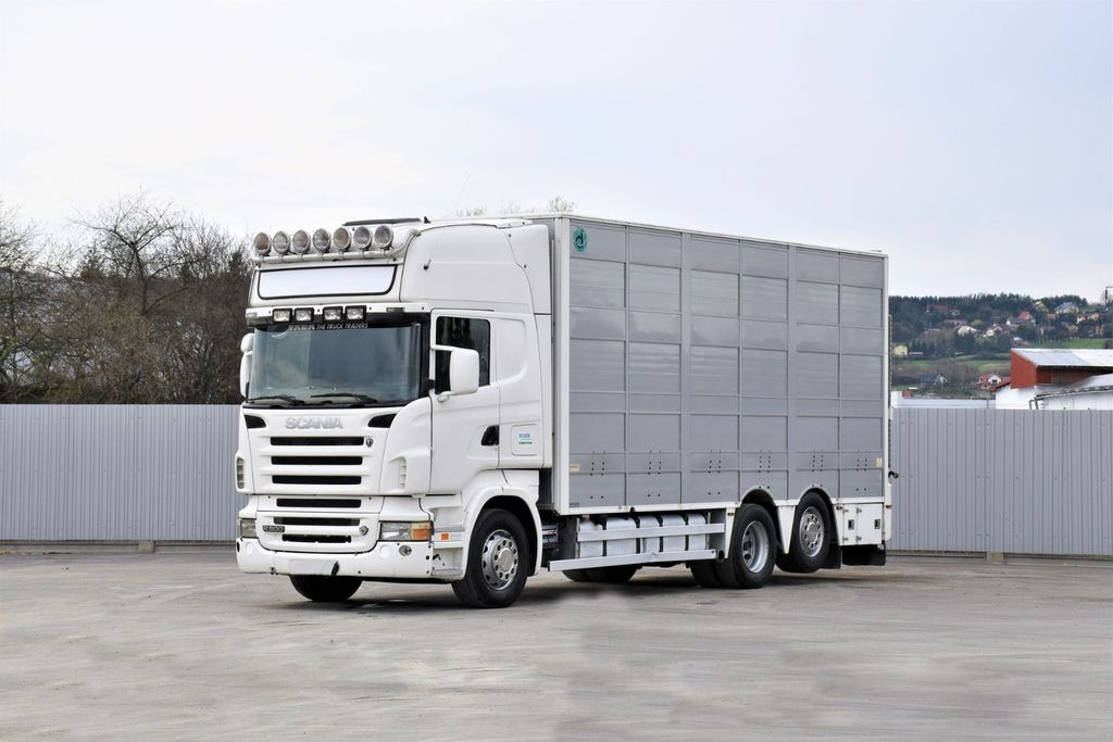 Scania R 500 TIERTRANSPORTWAGEN 7,10m / 4STOCK Scania R 500 TIERTRANSPORTWAGEN 7,10m / 4STOCK - Грузовик для перевозки животных: фото 1 Scania R 500 TIERTRANSPORTWAGEN 7,10m / 4STOCK Scania R 500 TIERTRANSPORTWAGEN 7,10m / 4STOCK - Грузовик для перевозки животных: фото 1