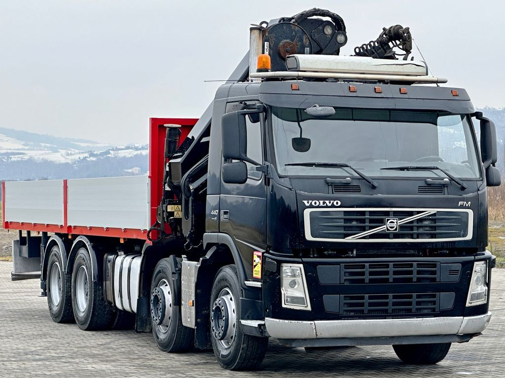 Volvo FM 440* HIAB 377 E-7 HIDUO + FUNK / 8x4 Volvo FM 440* HIAB 377 E-7 HIDUO + FUNK / 8x4 - Грузовик бортовой/ Платформа, Автоманипулятор: фото 3 Volvo FM 440* HIAB 377 E-7 HIDUO + FUNK / 8x4 Volvo FM 440* HIAB 377 E-7 HIDUO + FUNK / 8x4 - Грузовик бортовой/ Платформа, Автоманипулятор: фото 3