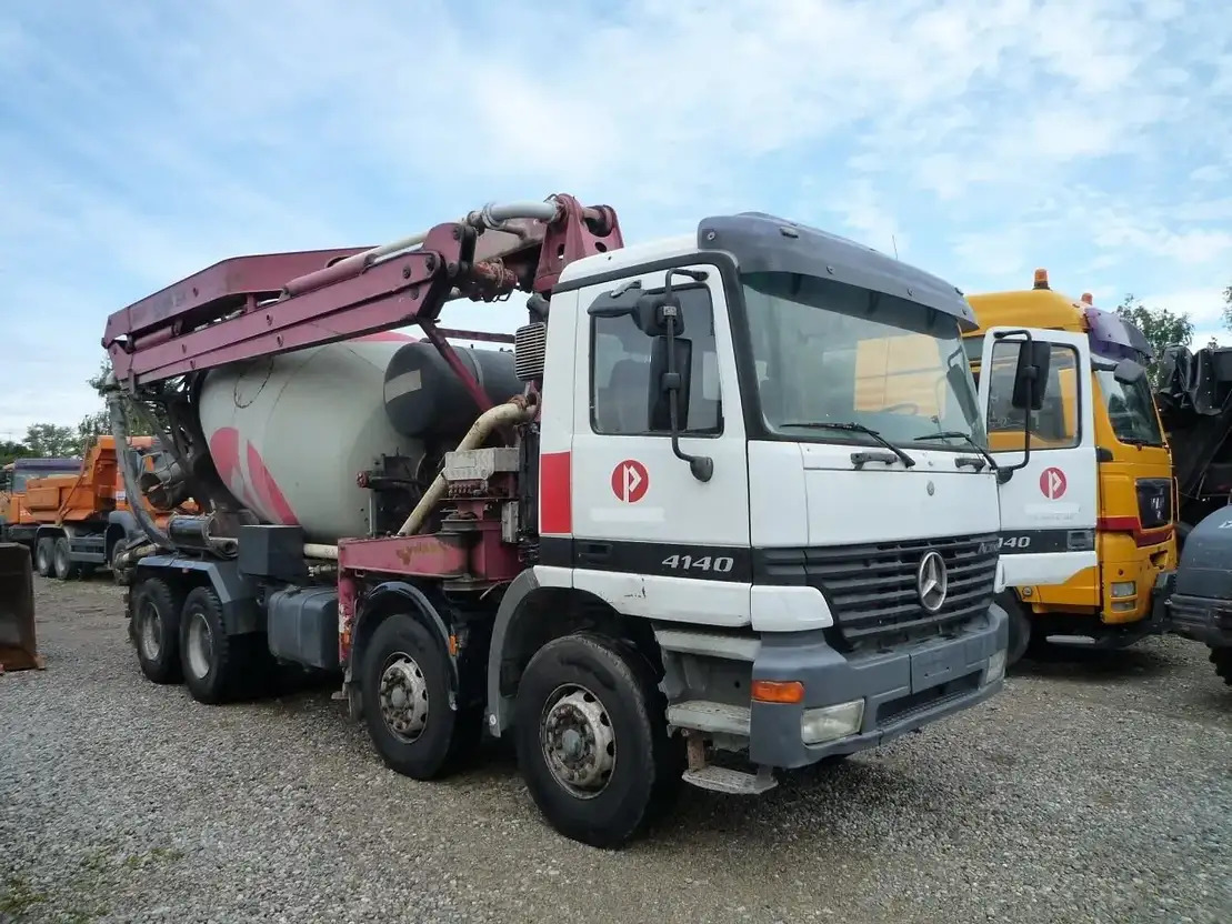 Mercedes-Benz Actros 4141 - Автобетононасос-смеситель: фото 1 Mercedes-Benz Actros 4141 - Автобетононасос-смеситель: фото 1