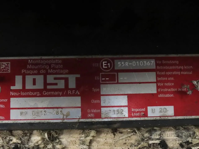 MAN 81427106302 Koppelschotel JSK 37 C - Рама/ Шасси для Грузовиков: фото 4 MAN 81427106302 Koppelschotel JSK 37 C - Рама/ Шасси для Грузовиков: фото 4