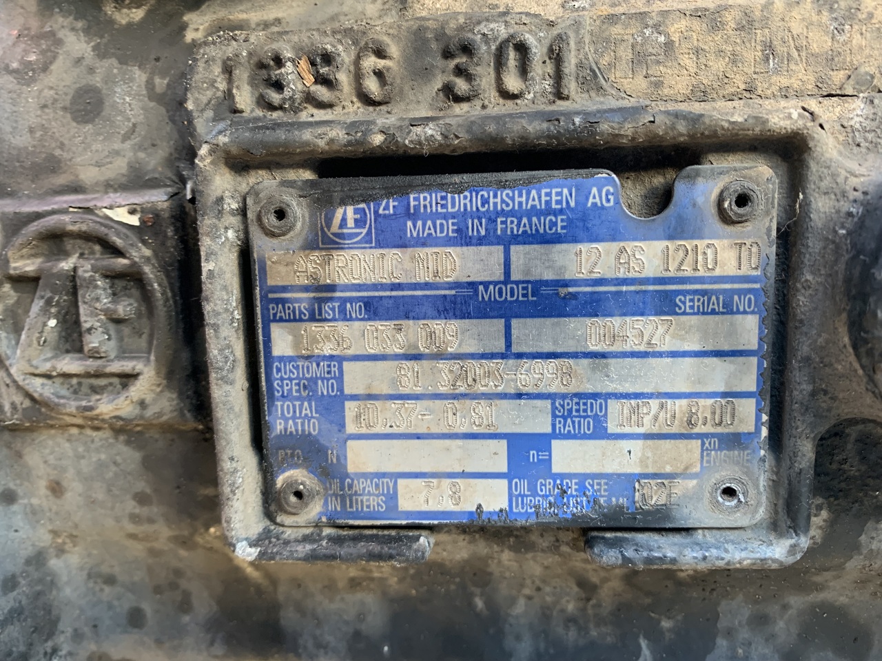 12AS1210TO MAN TGL - Коробка передач для Грузовиков: фото 2 12AS1210TO MAN TGL - Коробка передач для Грузовиков: фото 2