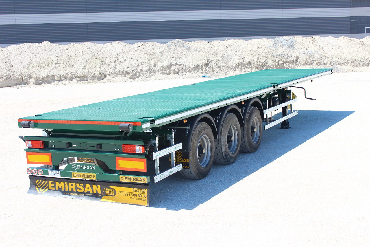 EMIRSAN Immediate Delivery From Stock 13.60 METER FLATBED - Полуприцеп бортовой/ Платформа: фото 4 EMIRSAN Immediate Delivery From Stock 13.60 METER FLATBED - Полуприцеп бортовой/ Платформа: фото 4