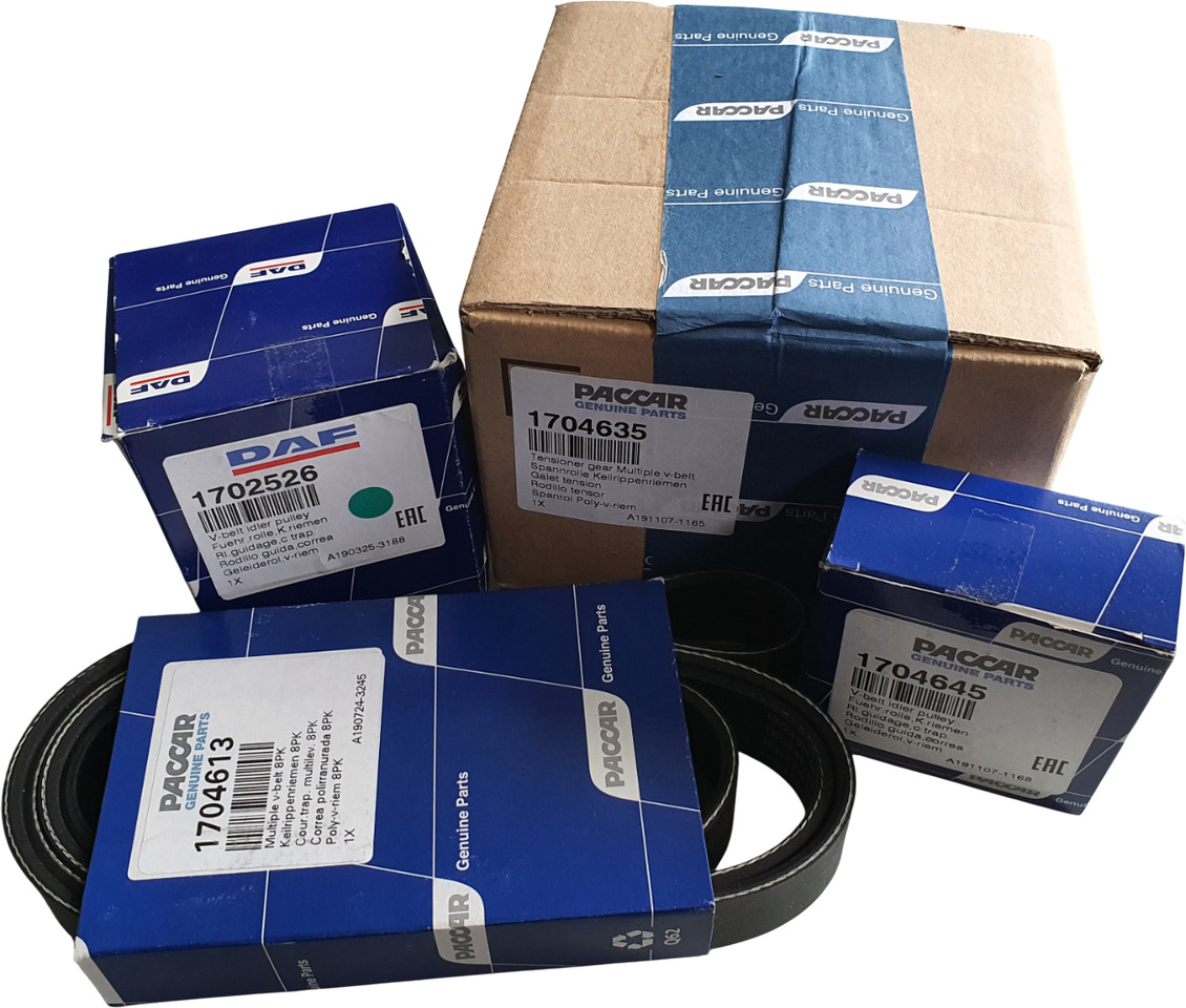 DAF SPANROL MET POLY-V RIEMSET 8-RIB (8PK) | 1706837 - Натяжитель ремня для Грузовиков: фото 1 DAF SPANROL MET POLY-V RIEMSET 8-RIB (8PK) | 1706837 - Натяжитель ремня для Грузовиков: фото 1