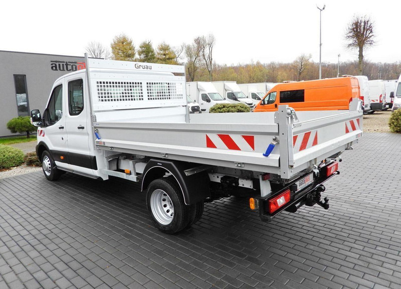 Малотоннажный самосвал, Грузопассажирский фургон Ford TRANSIT WYWROTKA PODWÓJNA KABINA DOKA 6 MIEJSC TEMPOMAT LEDY BLI: фото 9