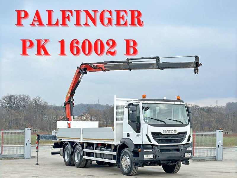 Iveco TRAKKER 360 * PRITSCHE 6,80* PK 16002 B+FUNK*6x4 - Грузовик бортовой/ Платформа, Автоманипулятор: фото 1 Iveco TRAKKER 360 * PRITSCHE 6,80* PK 16002 B+FUNK*6x4 - Грузовик бортовой/ Платформа, Автоманипулятор: фото 1