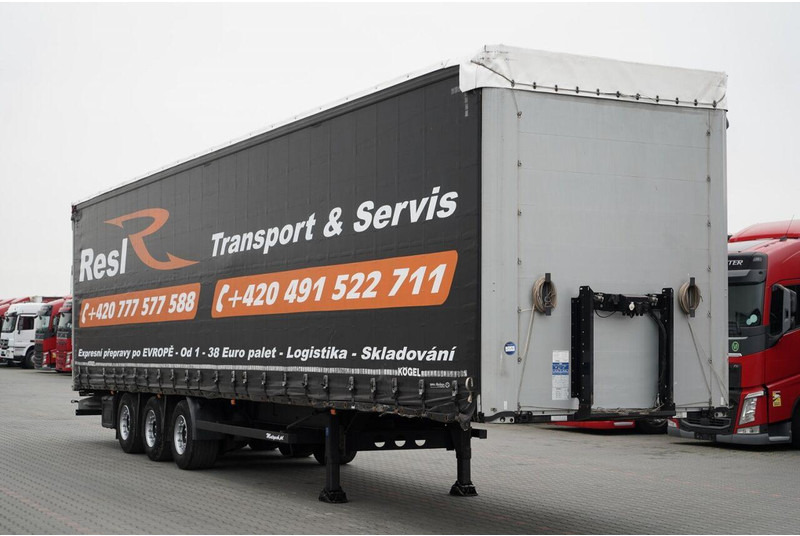 Kögel FIRANKA / MEGA / OŚ PODNOSZONA / OSIE SAF / DACH PODNOSZONY / LO - Тентованный полуприцеп: фото 1 Kögel FIRANKA / MEGA / OŚ PODNOSZONA / OSIE SAF / DACH PODNOSZONY / LO - Тентованный полуприцеп: фото 1