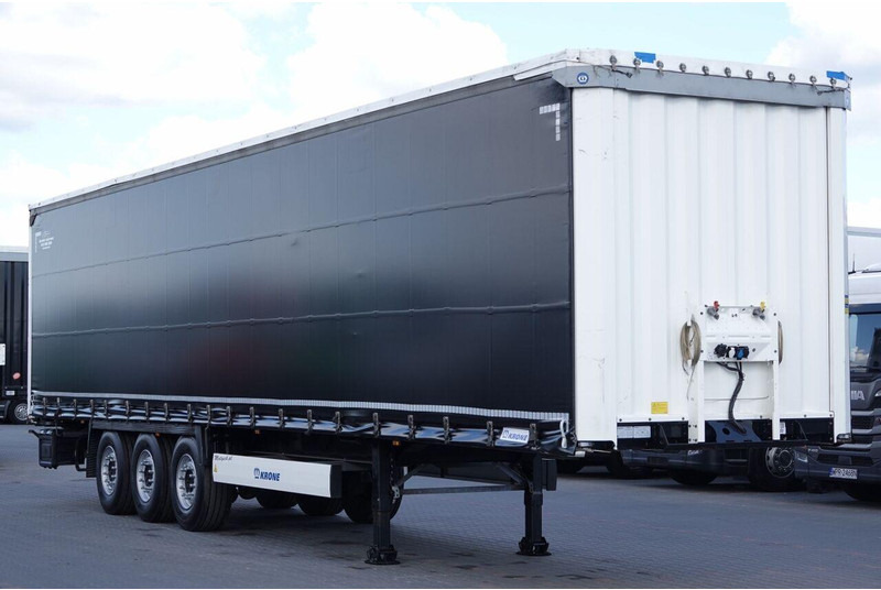 Krone FIRANKA / STANDARD / OPONY 100% / DACH PODNOSZONY / OŚ PODNOSZON - Тентованный полуприцеп: фото 1 Krone FIRANKA / STANDARD / OPONY 100% / DACH PODNOSZONY / OŚ PODNOSZON - Тентованный полуприцеп: фото 1