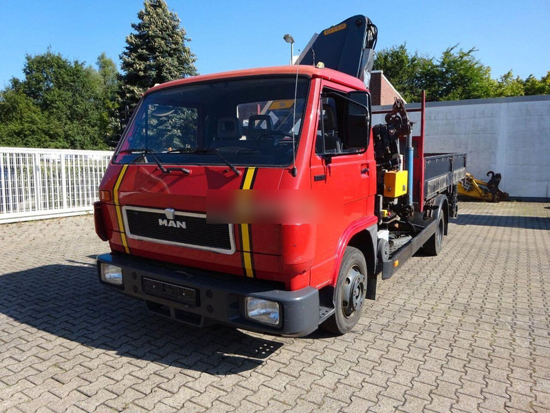 MAN 9.150 - Flatbed+crane - Грузовик бортовой/ Платформа, Автоманипулятор: фото 2 MAN 9.150 - Flatbed+crane - Грузовик бортовой/ Платформа, Автоманипулятор: фото 2