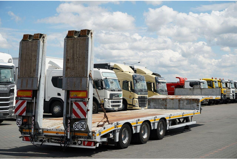 Низкорамный полуприцеп Max Trailer NACZEPA LAWETA / NISKOPODWOZIOWA / 12,35 M / NAJAZDY HYDRAULICZN: фото 8