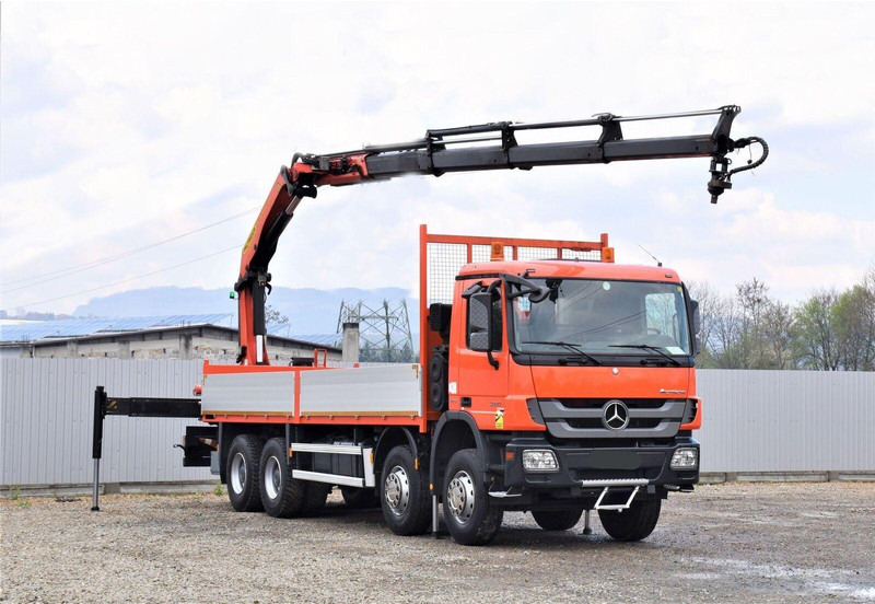 Mercedes-Benz ACTROS 3241 - Грузовик бортовой/ Платформа, Автоманипулятор: фото 1 Mercedes-Benz ACTROS 3241 - Грузовик бортовой/ Платформа, Автоманипулятор: фото 1