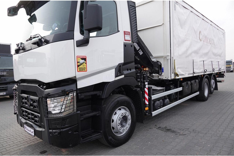 Тентованный грузовик Renault C 380 / 6x2 / SKRZYNIOWY / HDS HIAB 138 B-3 WYSÓW 10,5 M / ROTAT: фото 13 Тентованный грузовик Renault C 380 / 6x2 / SKRZYNIOWY / HDS HIAB 138 B-3 WYSÓW 10,5 M / ROTAT: фото 13