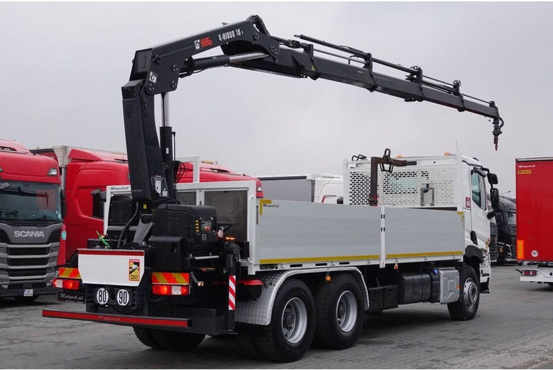 Renault C 380 / 6x4 / SKRZYNIOWY 6,6 m / + HDS HIAB 188 x-hiduo wysów: 1 - Грузовик бортовой/ Платформа, Автоманипулятор: фото 5 Renault C 380 / 6x4 / SKRZYNIOWY 6,6 m / + HDS HIAB 188 x-hiduo wysów: 1 - Грузовик бортовой/ Платформа, Автоманипулятор: фото 5