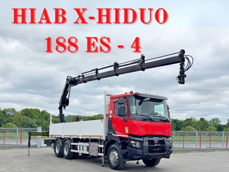 Renault C 400 *HIAB X - HIDUO 188 ES - 4 + FUNK * 6x4 - Грузовик бортовой/ Платформа, Автоманипулятор: фото 1 Renault C 400 *HIAB X - HIDUO 188 ES - 4 + FUNK * 6x4 - Грузовик бортовой/ Платформа, Автоманипулятор: фото 1