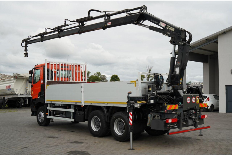 Renault K 380 / 6X4 / SKRZYNIOWY 6.2 M / + HDS HIAB 166 ES-4 / MAX UDŹWI - Грузовик бортовой/ Платформа, Автоманипулятор: фото 3 Renault K 380 / 6X4 / SKRZYNIOWY 6.2 M / + HDS HIAB 166 ES-4 / MAX UDŹWI - Грузовик бортовой/ Платформа, Автоманипулятор: фото 3