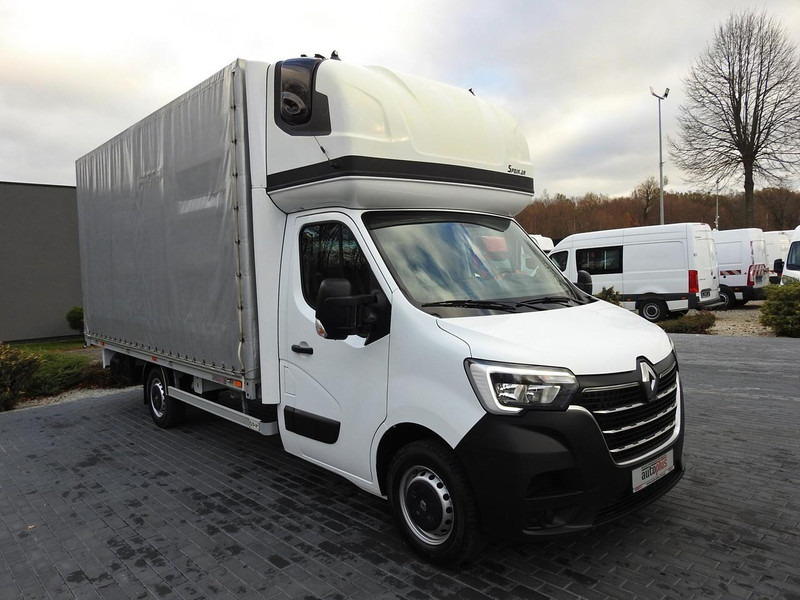 Renault MASTER PLANDEKA 10 PALET WEBASTO TEMPOMAT KLIMATYZACJA LEDY PNEU - Тентованный фургон: фото 4 Renault MASTER PLANDEKA 10 PALET WEBASTO TEMPOMAT KLIMATYZACJA LEDY PNEU - Тентованный фургон: фото 4