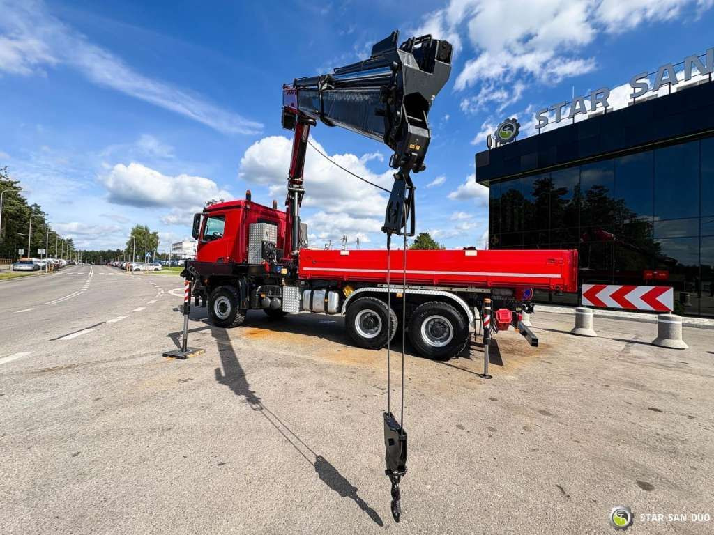 Mercedes-Benz AROCS 3345 6x6 HMF 3220 Winch Crane Tipper - Самосвал: фото 4 Mercedes-Benz AROCS 3345 6x6 HMF 3220 Winch Crane Tipper - Самосвал: фото 4