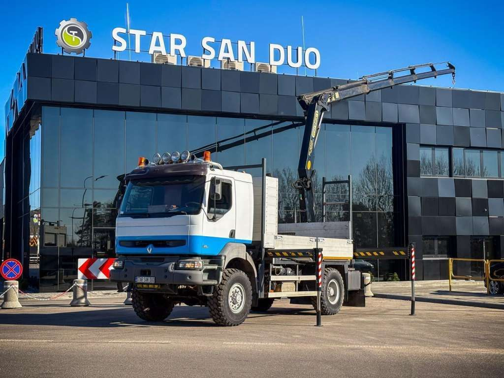 Renault KERAX 270 4x4 PALFINGER PK 16502 CRANE WINCH - Автоманипулятор, Грузовик бортовой/ Платформа: фото 1 Renault KERAX 270 4x4 PALFINGER PK 16502 CRANE WINCH - Автоманипулятор, Грузовик бортовой/ Платформа: фото 1