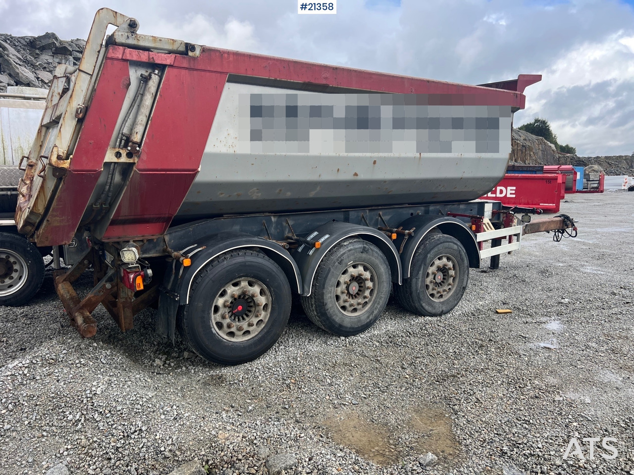 Carnehl 3 akslet - Самосвальный прицеп: фото 2 Carnehl 3 akslet - Самосвальный прицеп: фото 2