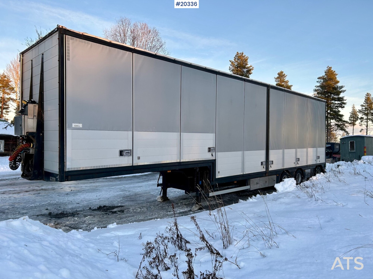 HRD Jumbo tralle med bredding - Полуприцеп-фургон: фото 1 HRD Jumbo tralle med bredding - Полуприцеп-фургон: фото 1