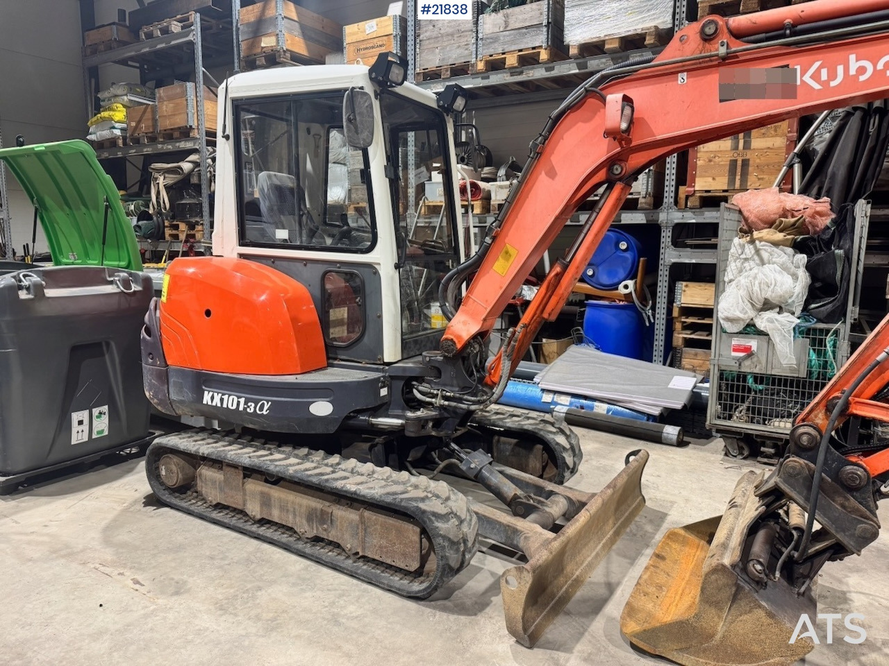 Kubota KX101-3 Minigraver m/ Skuffe og Klype. - Мини-экскаватор: фото 3 Kubota KX101-3 Minigraver m/ Skuffe og Klype. - Мини-экскаватор: фото 3