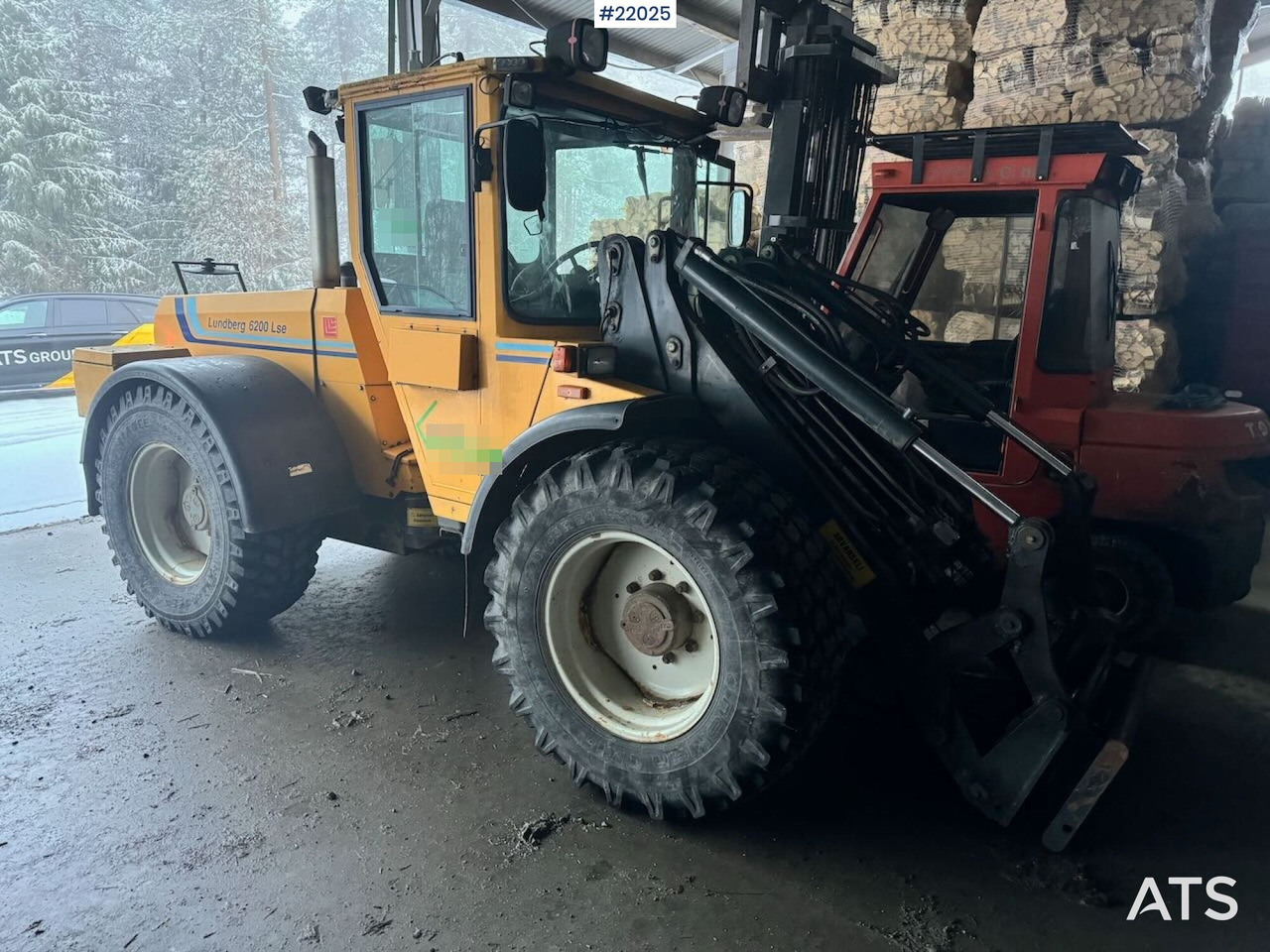 Lundberg 6200LSE hjullaster m/ snøfres, skuffe og pallegafler. - Колёсный погрузчик: фото 2 Lundberg 6200LSE hjullaster m/ snøfres, skuffe og pallegafler. - Колёсный погрузчик: фото 2