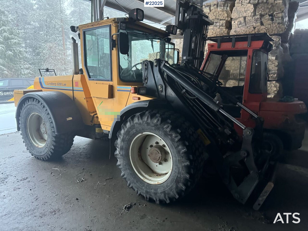 Lundberg 6200LSE hjullaster m/ snøfres, skuffe og pallegafler. - Колёсный погрузчик: фото 1 Lundberg 6200LSE hjullaster m/ snøfres, skuffe og pallegafler. - Колёсный погрузчик: фото 1