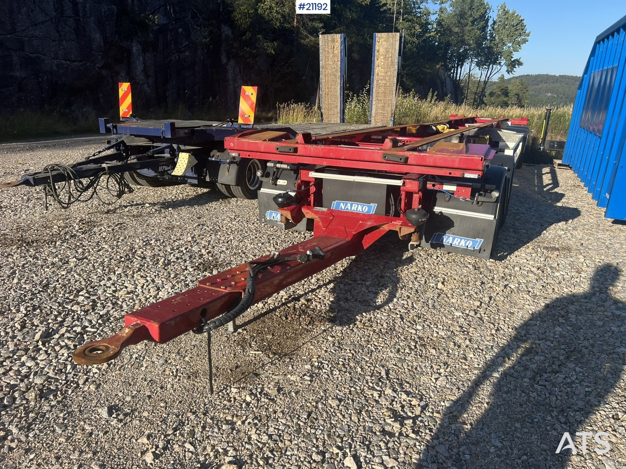 Narko 4 akslet container henger - Прицеп мультилифт/ Бункеровоз: фото 3 Narko 4 akslet container henger - Прицеп мультилифт/ Бункеровоз: фото 3